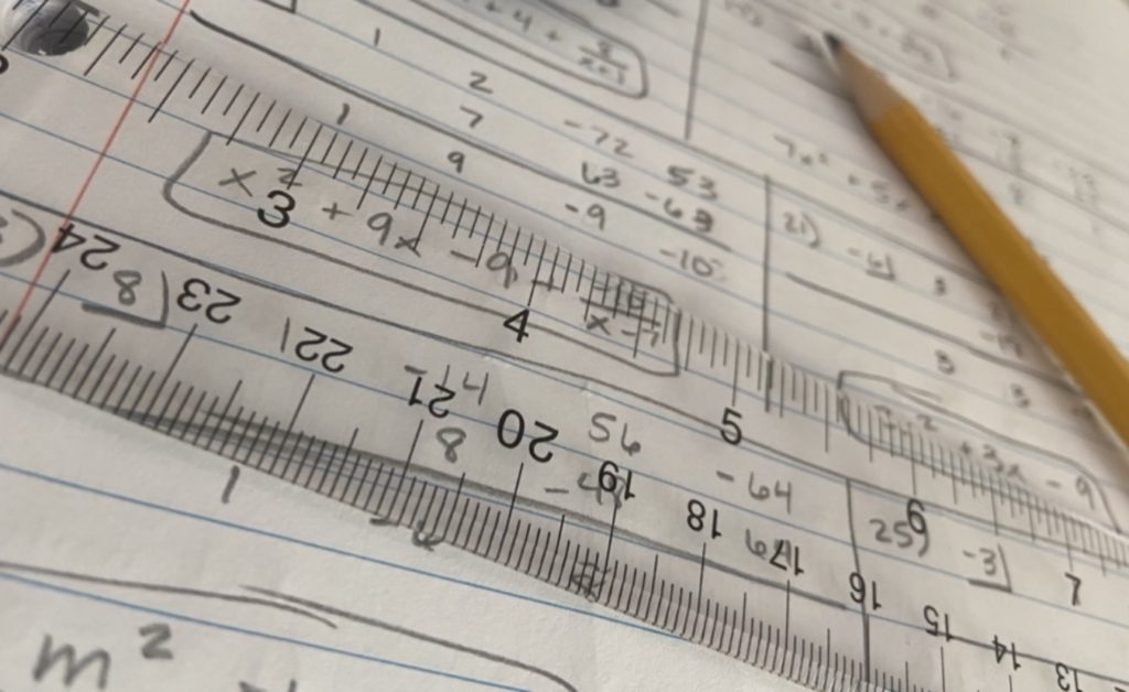 Math Photo by Katelyn Weddle