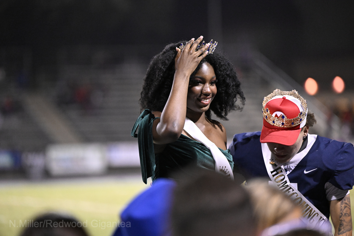 Homecoming announcement at halftime